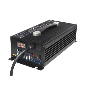 China 12V 90A 24V 36V 48V Lithium Ion Battery Charger Bluetooth Powerful wholesale