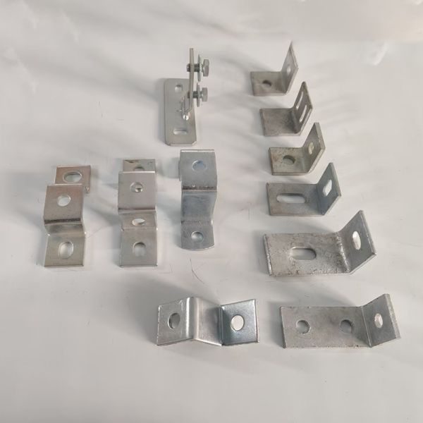 Adjustable Strut Channel Accessories For Solar Panel Mounting Rails