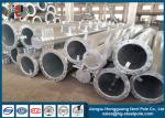 Outdoor Electrical Power Pole , Transmission Steel Electric Pole Q345 Q420