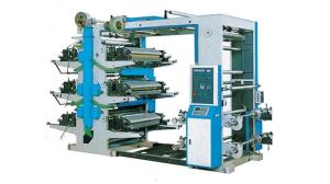 China Low Noise 4 Color Flexo Printing Mahcine For PE / PP Plastic Woven Bags wholesale