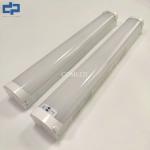 Iron Bracketled led Wrap Around Lights Milky White Emergency Led Shop Light