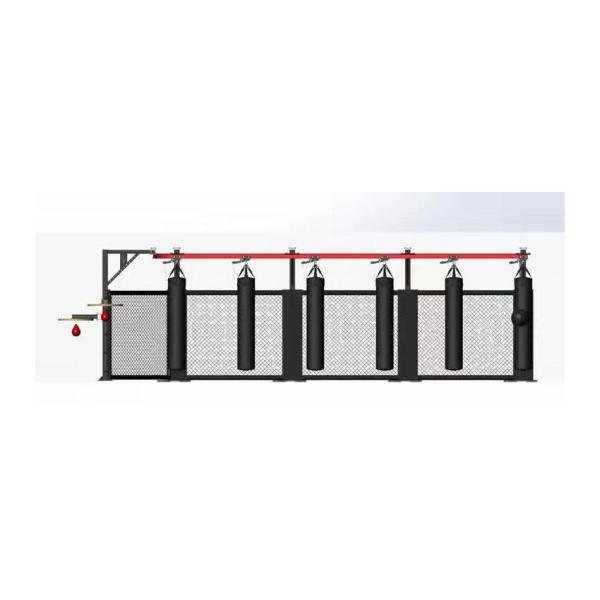 Movable Multi Station Heavy Bag Rack Wall Mount Boxing Bag Support