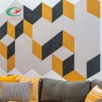 Practical Harmless Acoustic Wall Tiles , Stable Decorative Soundproof Wall