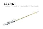 Anti - Corrosion Door Flush Bolt , Strong And Durable Sliding Door Bolt Lock