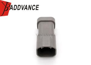 China Grey 4 Pin Male Deutsch Automotive Connectors With Short Cap DT04-4P-E003 wholesale