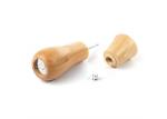 Portable Wooden Salt And Pepper Mills Strong Adjustable Solid Bamboo Grinder