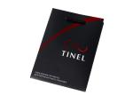 Custom Logo Black Paper Bags , Matt Laminated Small Black Paper Bags With