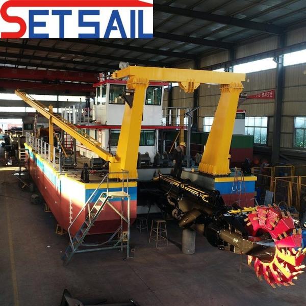 Rexroth Hydraulic System Portable Bucket Wheel Sand Dredger for Smooth Dredging