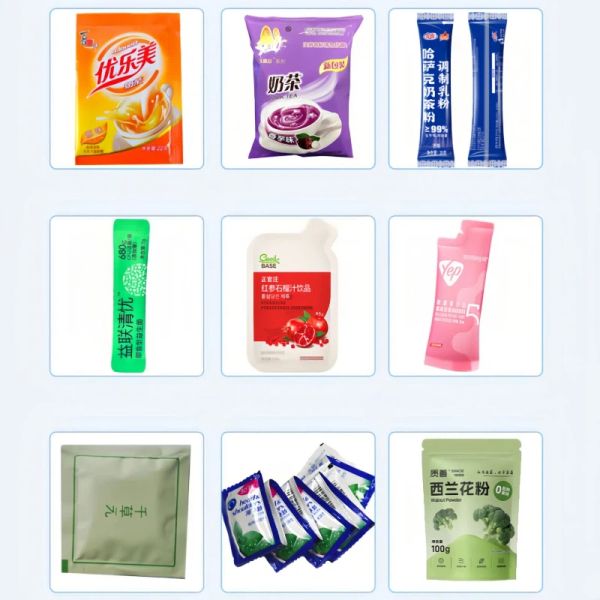 Multi Column Liquid Stick Pack Machine Back Seal Powder Packaging Machine 380V
