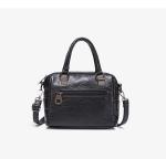 Black Cross Body One Shoulder Pillow Pu Tote Bag With Clutch 4pcs