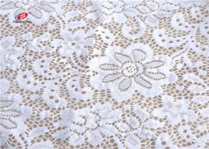 China 170gsm 90% Nylon 10% Spandex Lace Fabric For Underwear wholesale