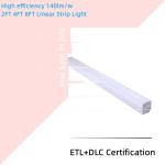 4000K Office Surface Mounted 34W 4FT LED Linear Strip Lighting Fixture with