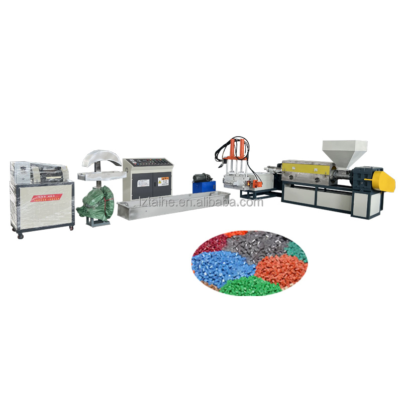 High Double Stage Plastic Recycling Pelletizing Machine For PP PE HDPE LDPE LLDPE
