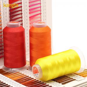 China Dyed 120D/2 100% Polyester Thread for Embroidery Machine 4000 Yard Embroidery Threads wholesale