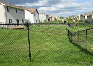 China Farm And Field Steel 2.0mm Black Galvanized Chain Link Fence wholesale