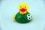 Sport Theme Hockey Rubber Duck , Bath Plastic Weighted Ducks For Racing