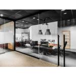 Modular and Pre-assemble Installation 100mm Soundproof Glass Partition Wall for