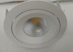 Waterproof 15 Watt Tiltable LED Recessed Downlight 60D Beam Angle