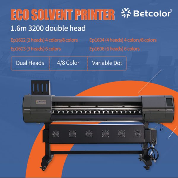 Digital Printing Plotter Professional Large Format Printer I3200 Printhead(3 Heads) Business Machine Vinyl Eco Printer Solvent