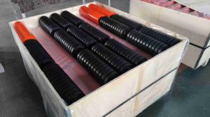 China Heavy Duty Impact Roller Designed For Superior Shock Absorption In Conveyor Systems wholesale