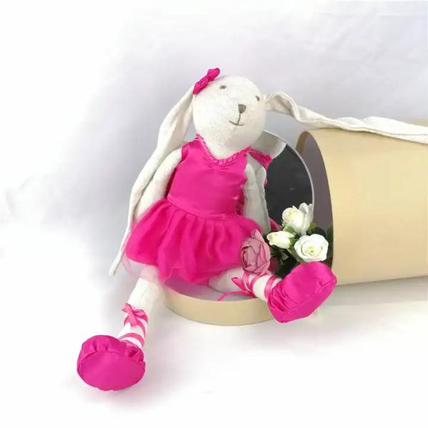 Eco Friendly PP Cotton Stuffed Animal Toys Plush Loveable Easter Bunny Baby