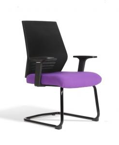 China Black  and Purple  new style best home office chair & meeting room wholesale