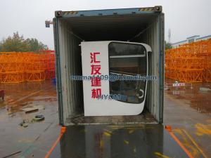 China Tower Crane Parts QTZ Tower Crane Cabin With Sample Operate wholesale