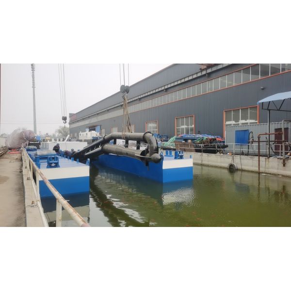 Electric Power Jet Suction Dredger with Sand Screening Machine and 20 m Dredging Depth