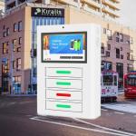 Fast Charge Multi Cell Phone Charging Stations With Secure Locker For Restaurant