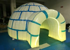 China Large Commercial Inflatable Igloo Tent 4.22 X 3.7 X 2.2 M Logo Printing wholesale