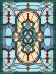 Colored Church Stained Glass ISO9001 Church Windows Stained Glass