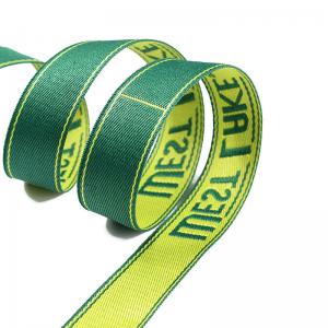 China Green Polyester Webbing Tape PP Ribbon On Nylon Webbing For Bags wholesale
