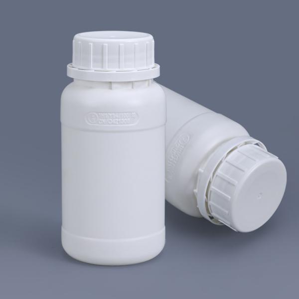 Fluorinated Plastic Bottles for Chemical Packaging Round and Screen Printed