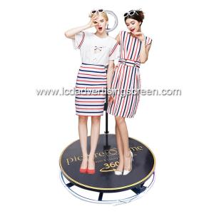 China 3 - 5 Person 360 Rotating Photo Booth With Selfie Bracket wholesale
