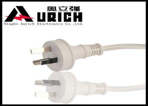 China Australian 3 Prong Plug Grounded TV Power Cord SAA Certification PVC Jacket wholesale