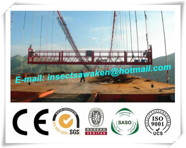 Hanging Scaffold Wind Tower Production Line , Aluminum Steel Suspended Working