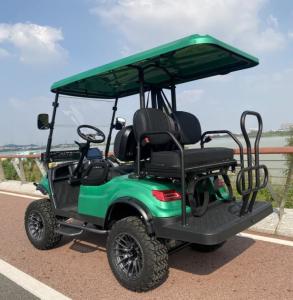 China OEM ODM Electric Golf Cart 4 Wheel Disc Brake High Chassis 10 Inch Display 4 Seater wholesale