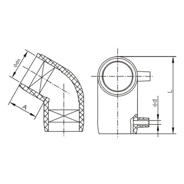 Corrosion Resistant PN16 HDPE Electrofusion Fittings