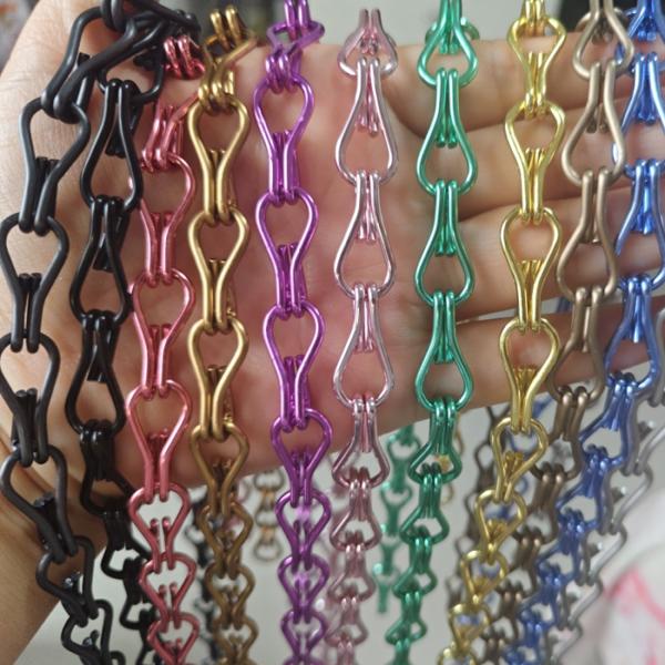 Aluminium Double Hook Chain Link Decorative Wire Mesh Door Curtain