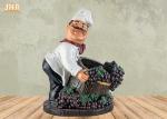 Chef Table Decor Polyresin Statue Figurine Resin Chef Wine Holder Small Chef
