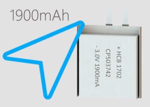 China 1900mAh CP503742 450Wh/Kg Lithium Pouch Cell For RFID wholesale