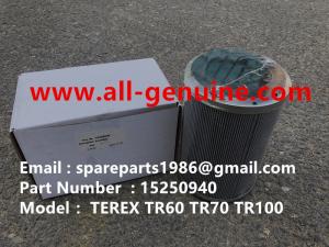 China TEREX 15250940 FILTER NHL DUMP TRUCK MINING QUARRY HAULER OFF HIGHWAY RIGID DUMP TR45 TR50 TR60 TR70 wholesale