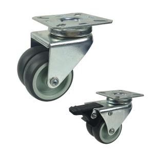 China Top Plate 75mm Light Duty Casters For Flowerpot Stand wholesale