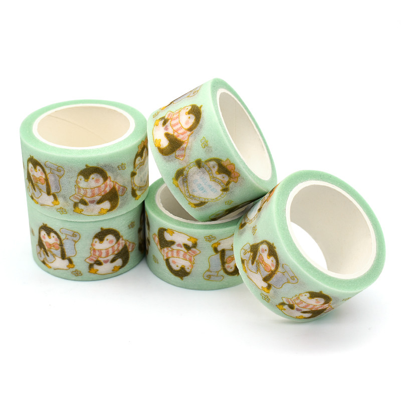China Custom Print Colored Decoration Adhesive Paper Masking Washi Tapes