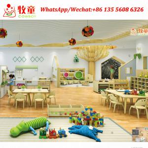 China Children wood table and chairs Wooden Montessori School Furniture factory in China on sale