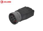 CAT Gray J1939 9 Pin to OBD 2 OBD2 16 Pin Adapter for Caterpillar Excavator