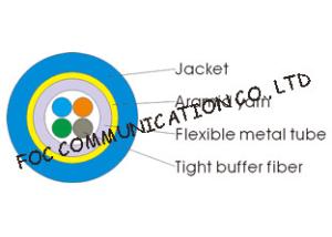 China Multicore Optical Fiber Cable Armored Flexible and Suitable For Long Distance wholesale