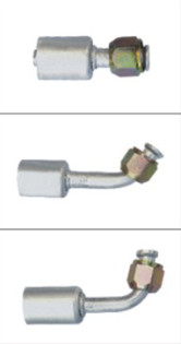 #6 #8 #10 #12 Al joint with Al jacket (Female Flare)/Straight 45° 90°Shape / auto air conditioning hose fitting