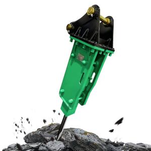 China Silenced Type Box Type Hydraulic Breaker Rock Hammer For 1.2-3Ton Mini Excavator Skid Steer wholesale