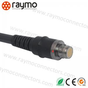 China IP69 ODU AMC push Pin Electrical Connectors Break Easy Way on sale